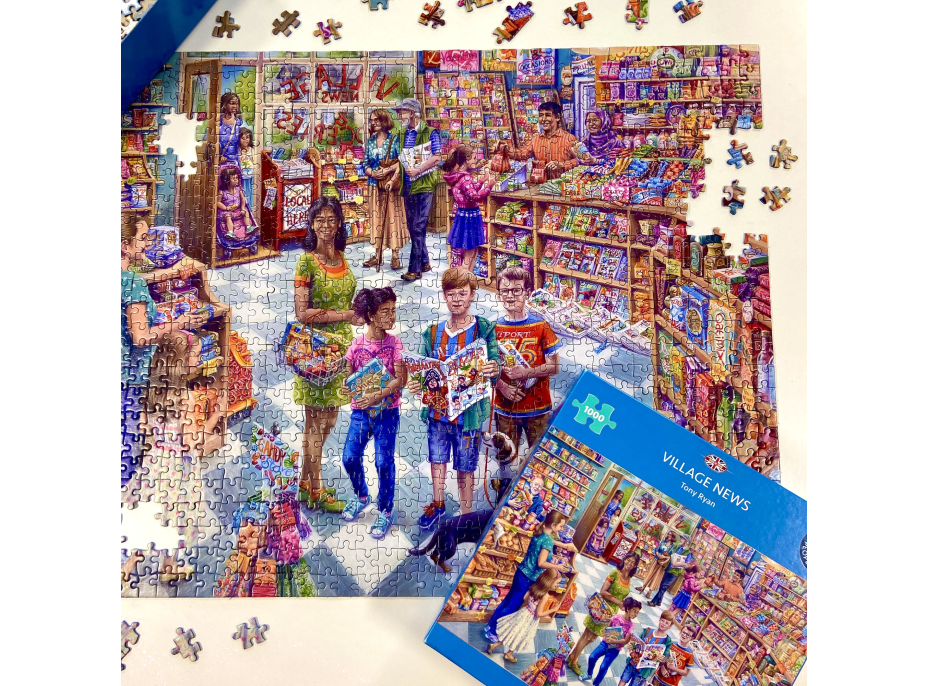 GIBSONS Puzzle Zprávy z vesnice 1000 dílků