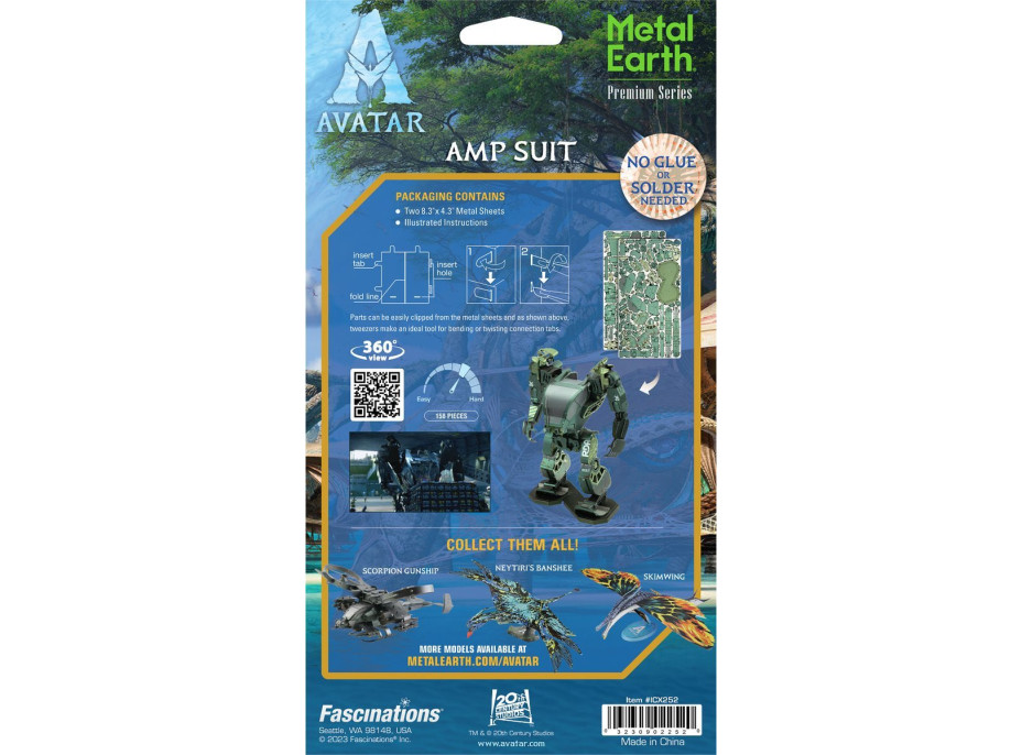 METAL EARTH 3D puzzle Premium Series: Avatar AMP Suit