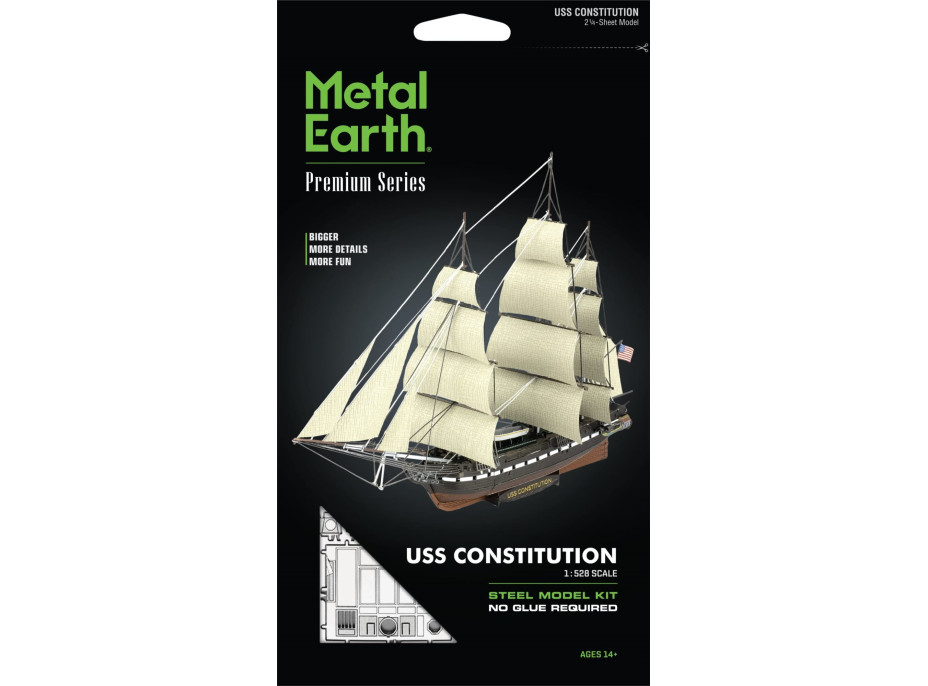 METAL EARTH 3D puzzle Premium Series: Loď USS Construction