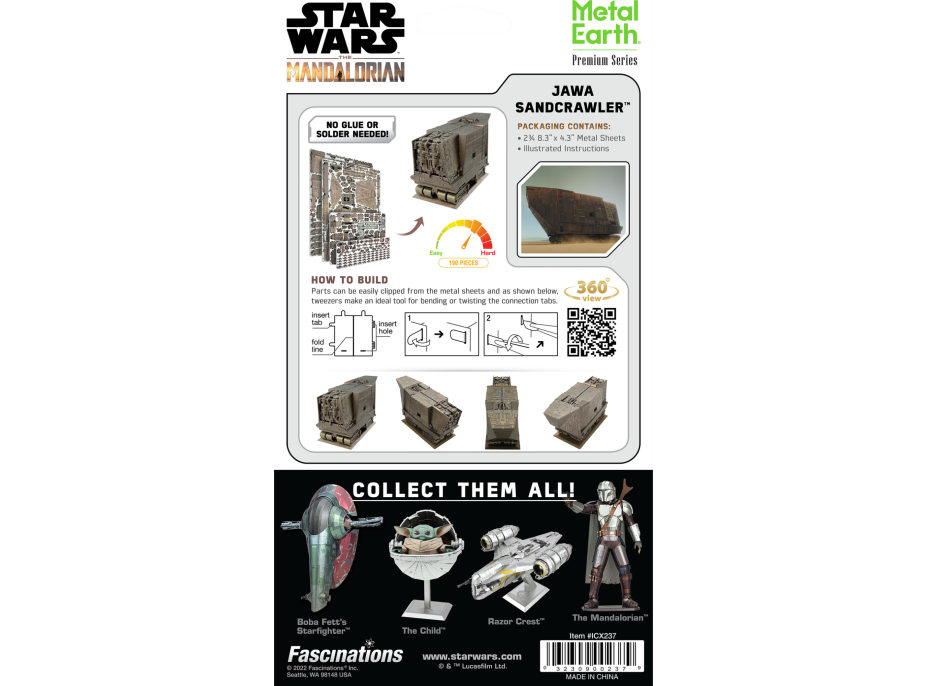 METAL EARTH 3D puzzle Premium Series: Star Wars Jawa Sandcrawler