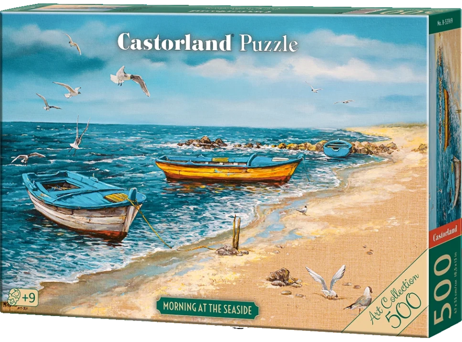 CASTORLAND Puzzle Art Collection: Ráno na mořském pobřeží 500 dílků