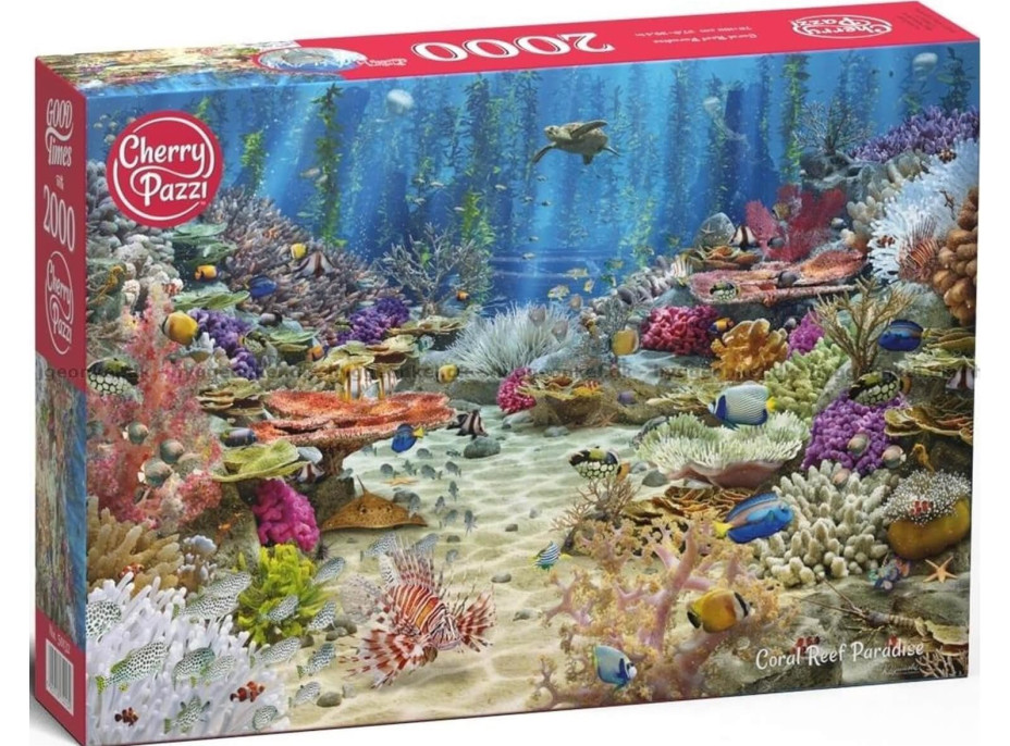 CHERRY PAZZI Puzzle Korálový útes Paradise 2000 dílků