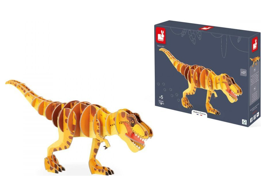 JANOD 3D puzzle T-Rex 27 dílků