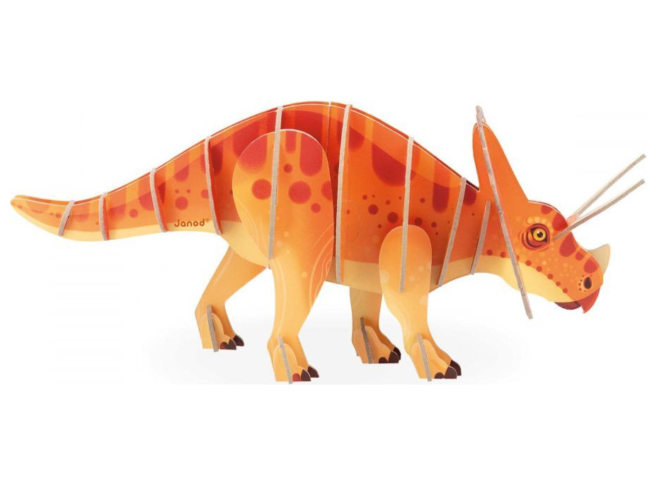 JANOD 3D puzzle Triceratops 32 dílků