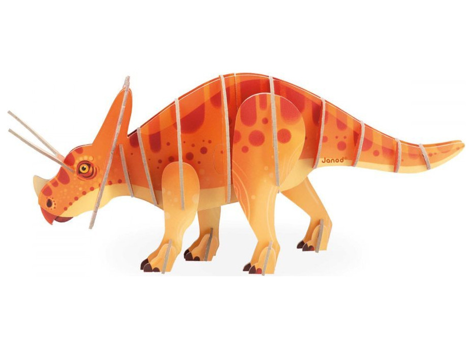 JANOD 3D puzzle Triceratops 32 dílků