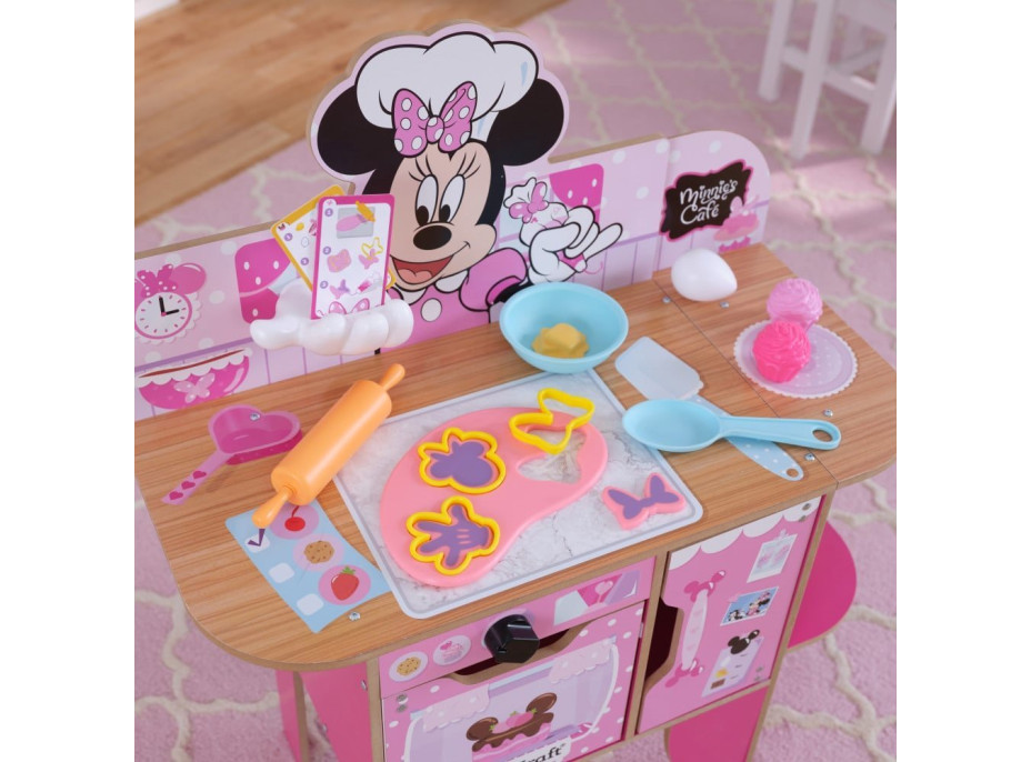 KIDKRAFT Dětská kuchyňka Minnie Mouse pekárna & kavárna