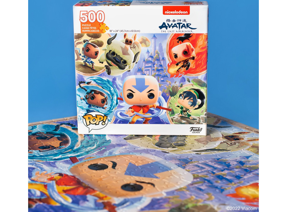 FUNKO GAMES Puzzle POP! Poslední vládce větru 500 dílků