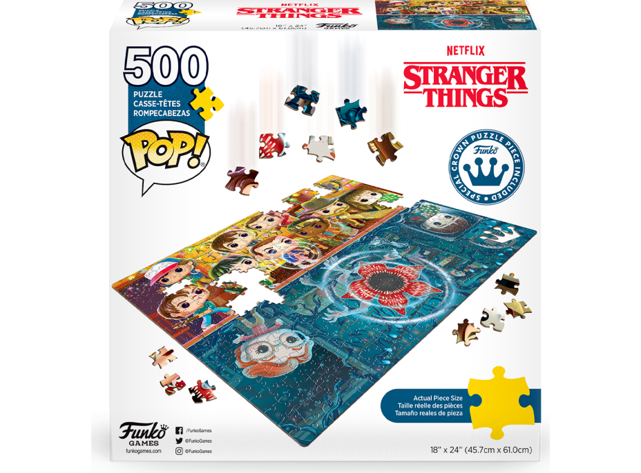 FUNKO GAMES Puzzle POP! Stranger Things 500 dílků