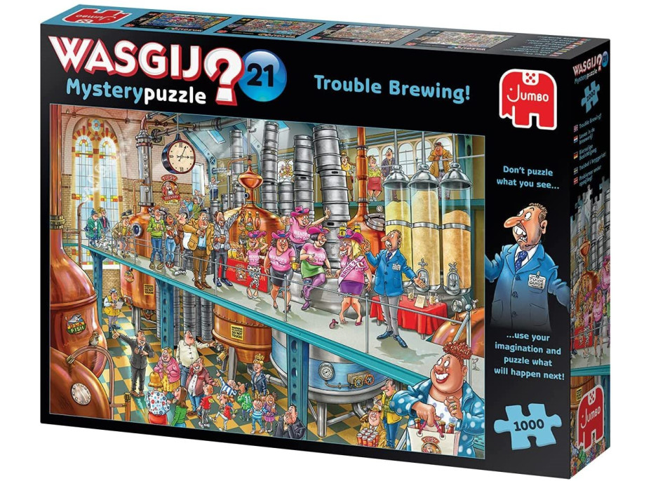 JUMBO Puzzle WASGIJ Mystery 21: Potíže se blíží! 1000 dílků