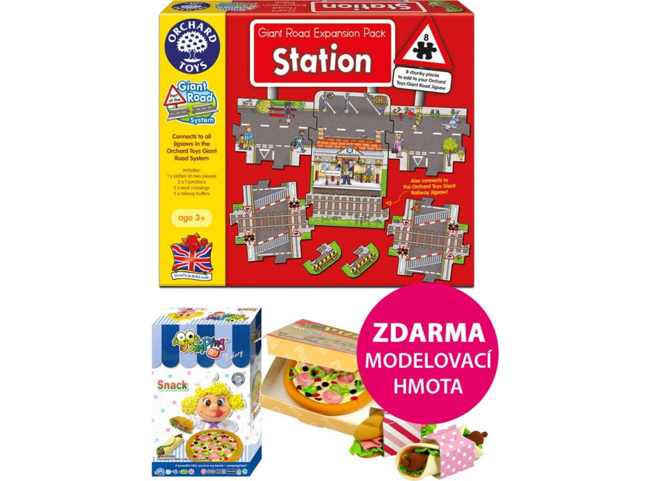 Orchard Toys Puzzle - Nádraží 8 dílků