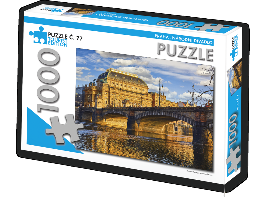 TOURIST EDITION Puzzle Praha - Národní divadlo 1000 dílků (č.77)