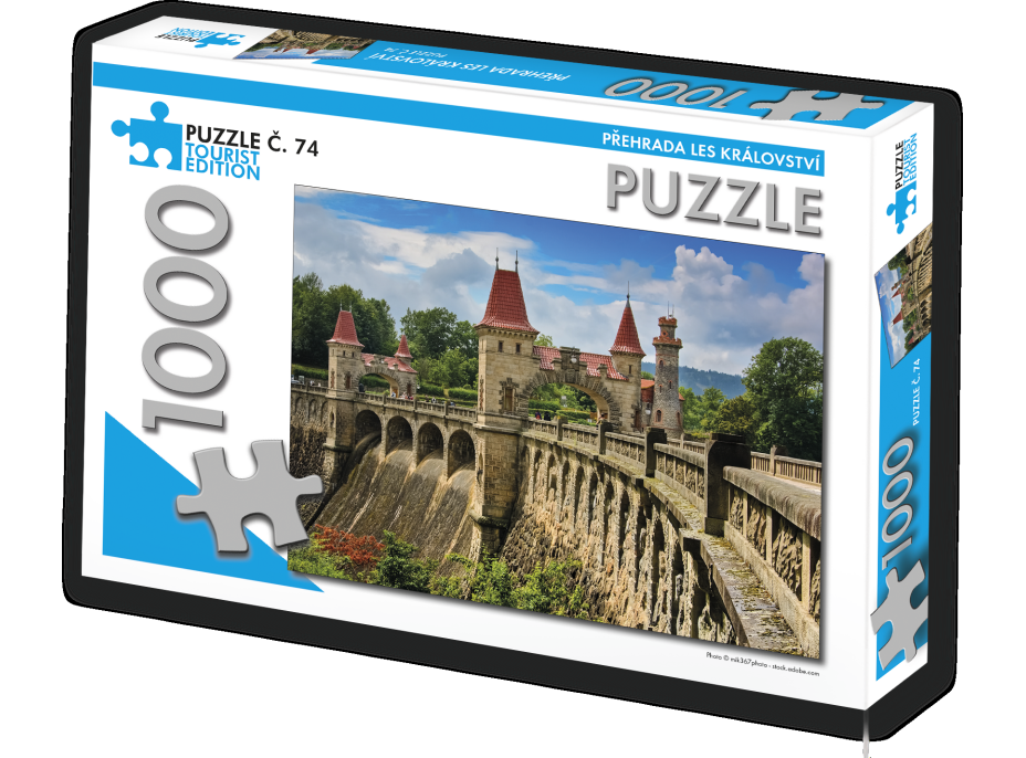 TOURIST EDITION Puzzle Přehrada Les Království 1000 dílků (č.74)