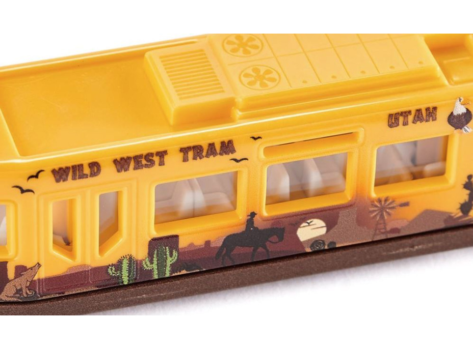 Tramvaj WILD WEST TRAM - žlutá