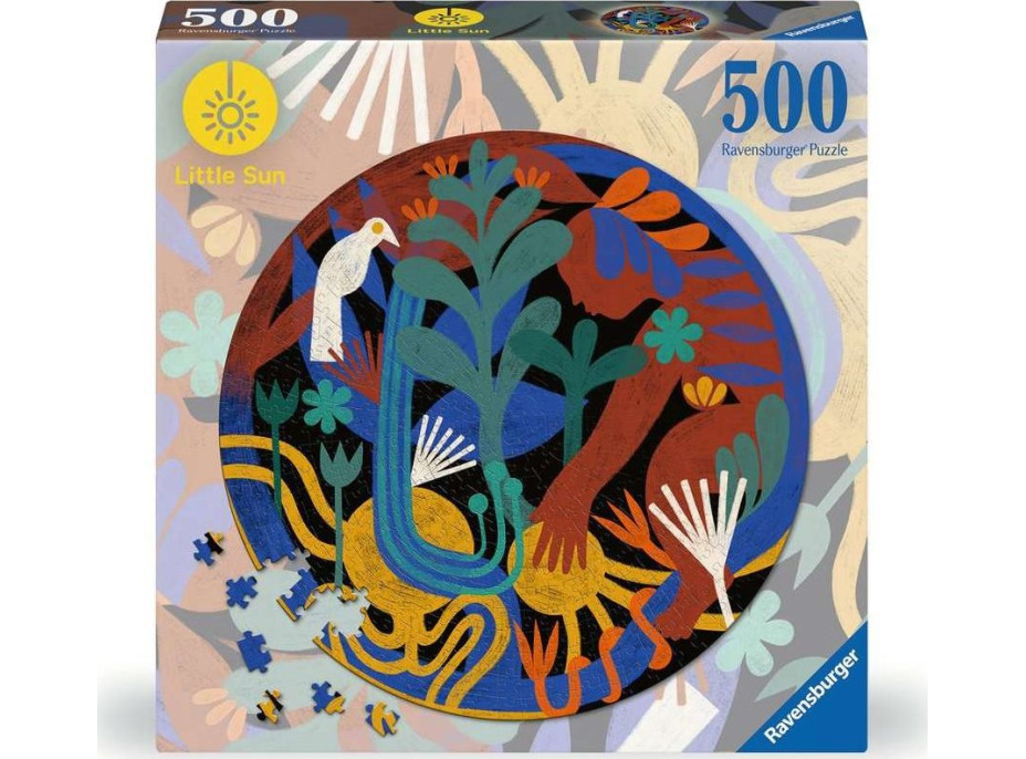 RAVENSBURGER Kulaté puzzle Little Sun: Změna k lepšímu 500 dílků
