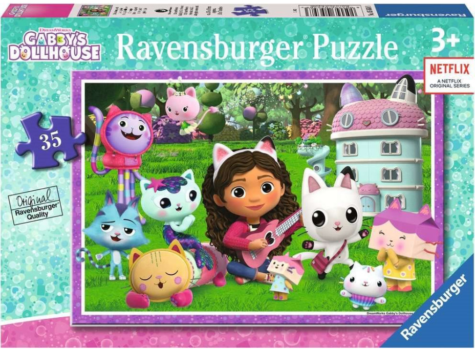 RAVENSBURGER Puzzle Gábinin kouzelný domek 35 dílků