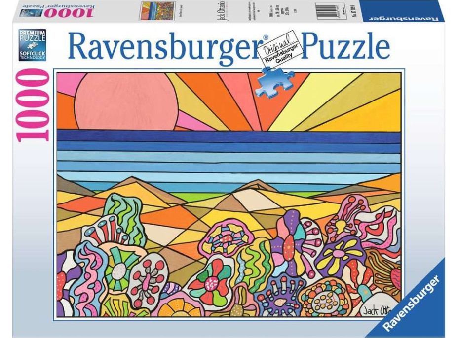 RAVENSBURGER Puzzle Kamenné květiny na Havaji 1000 dílků