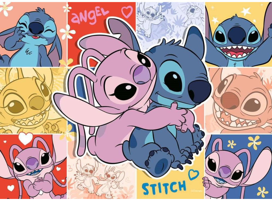 RAVENSBURGER Puzzle Lilo a Stitch 4x100 dílků