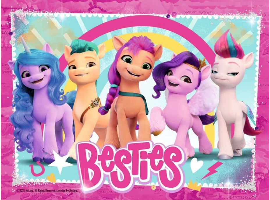 RAVENSBURGER Puzzle My Little Pony 4v1 (12, 16, 20, 24 dílků)