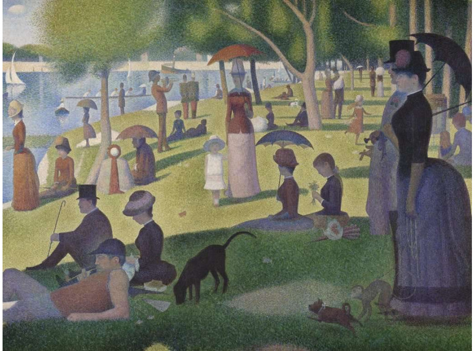 RAVENSBURGER Puzzle Nedělní odpoledne na ostrově La Grande Jatte 1500 dílků