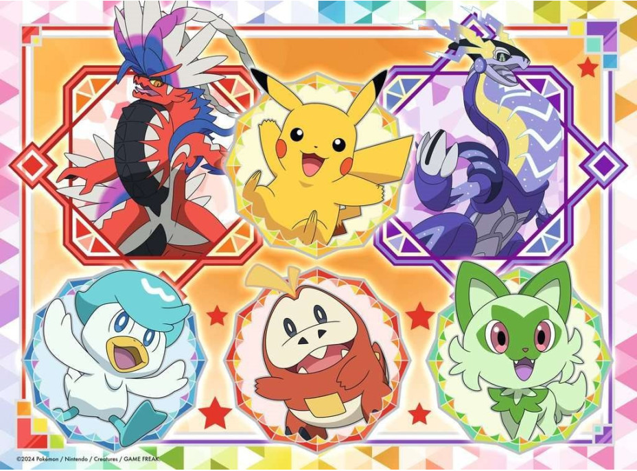 RAVENSBURGER Puzzle Pokémon XXL 100 dílků