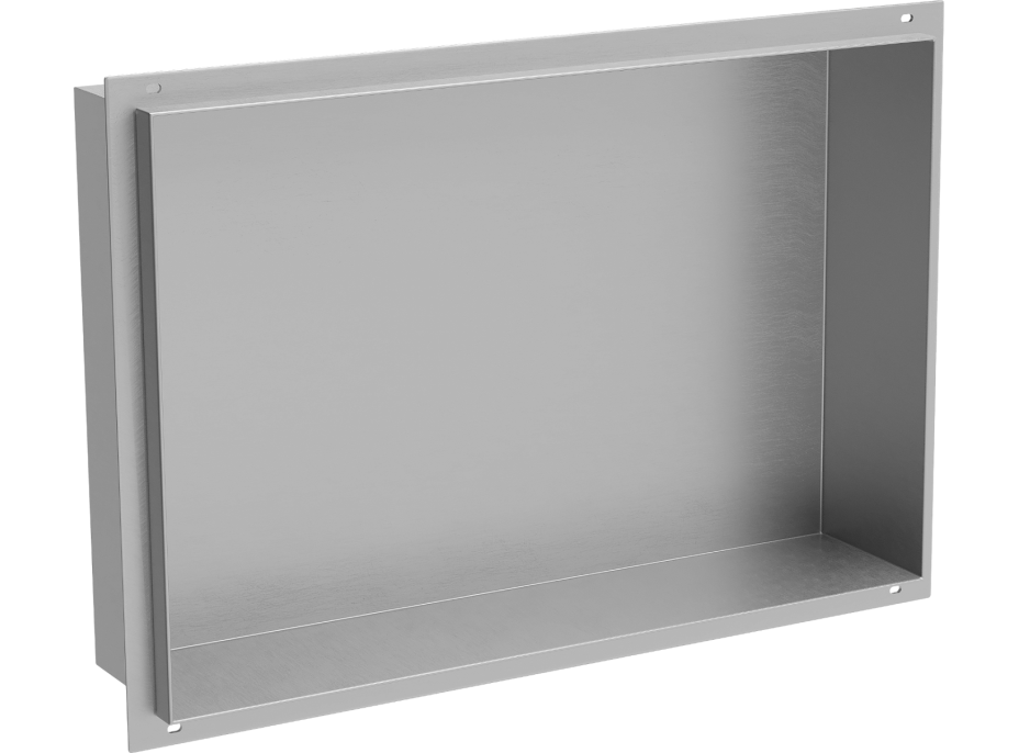 Zápustná police pod omítku Mexen X-Wall-NR 45x30 cm - inox, 1911453010