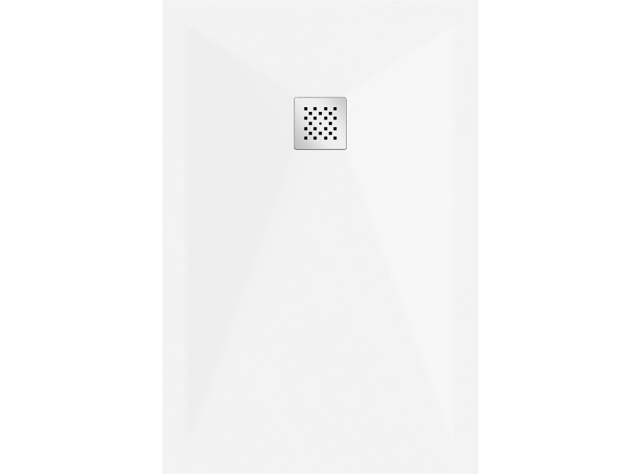 Sprchová vanička MEXEN STONE+ 100x120 cm - bílá - minerální kompozit, 44101012