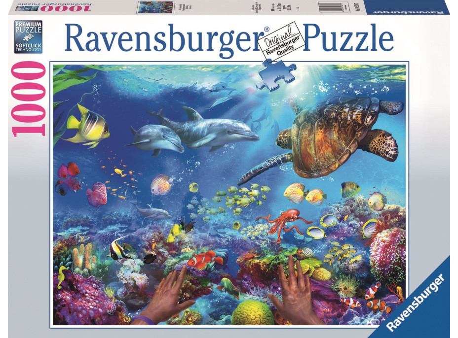 RAVENSBURGER Puzzle Šnorchlování 1000 dílků