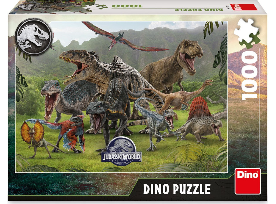 DINO Puzzle Jurský svět 1000 dílků