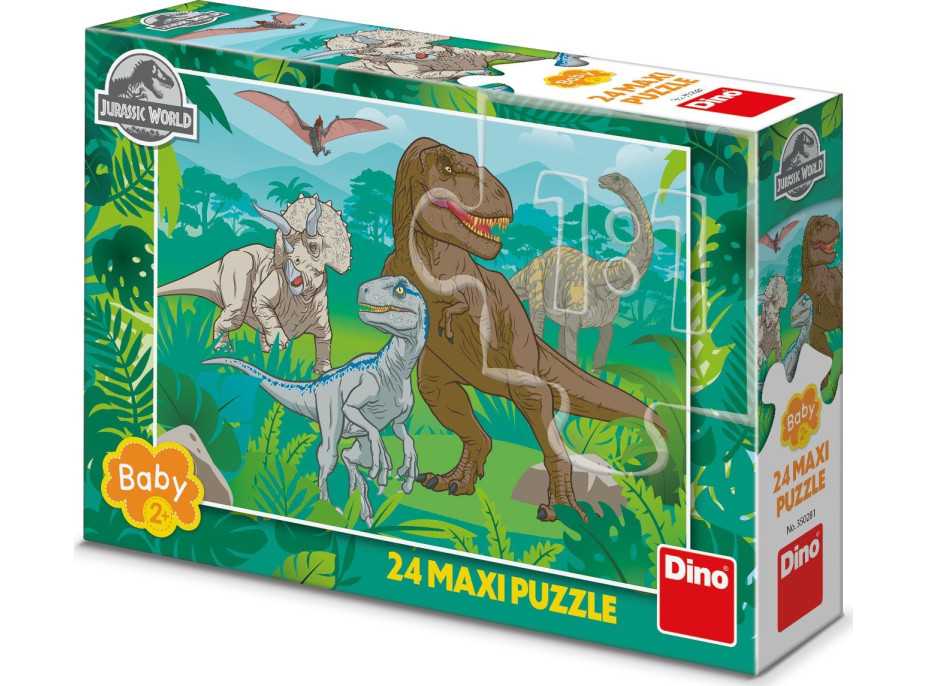 DINO Puzzle Jurský svět MAXI 24 dílků