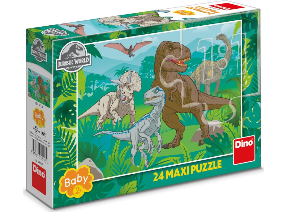 DINO Puzzle Jurský svět MAXI 24 dílků