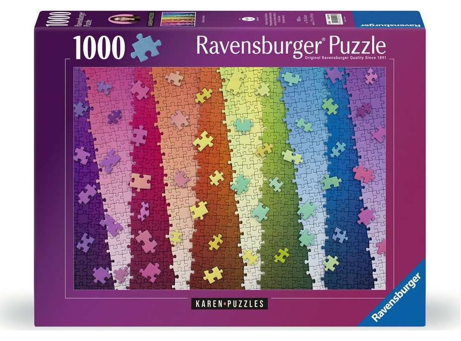 RAVENSBURGER Puzzle Karen: Colors on Colors 1000 dílků