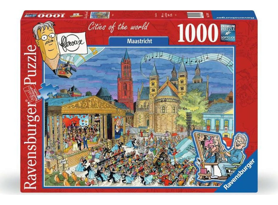 RAVENSBURGER Puzzle Města světa: Maastricht 1000 dílků