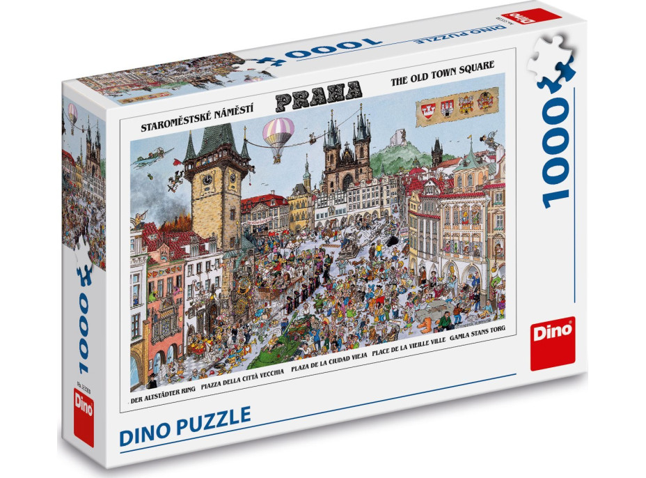 DINO Puzzle Staroměstské náměstí 1000 dílků