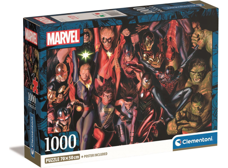 CLEMENTONI Puzzle Avengers 1000 dílků