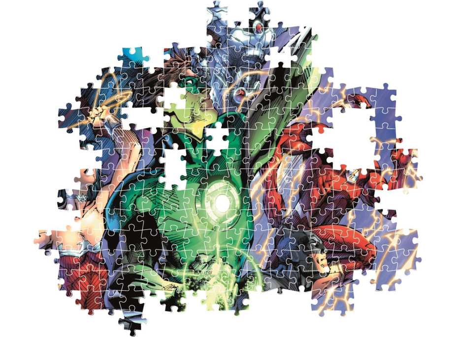 CLEMENTONI Puzzle DC Comics: Liga Spravedlnosti 500 dílků