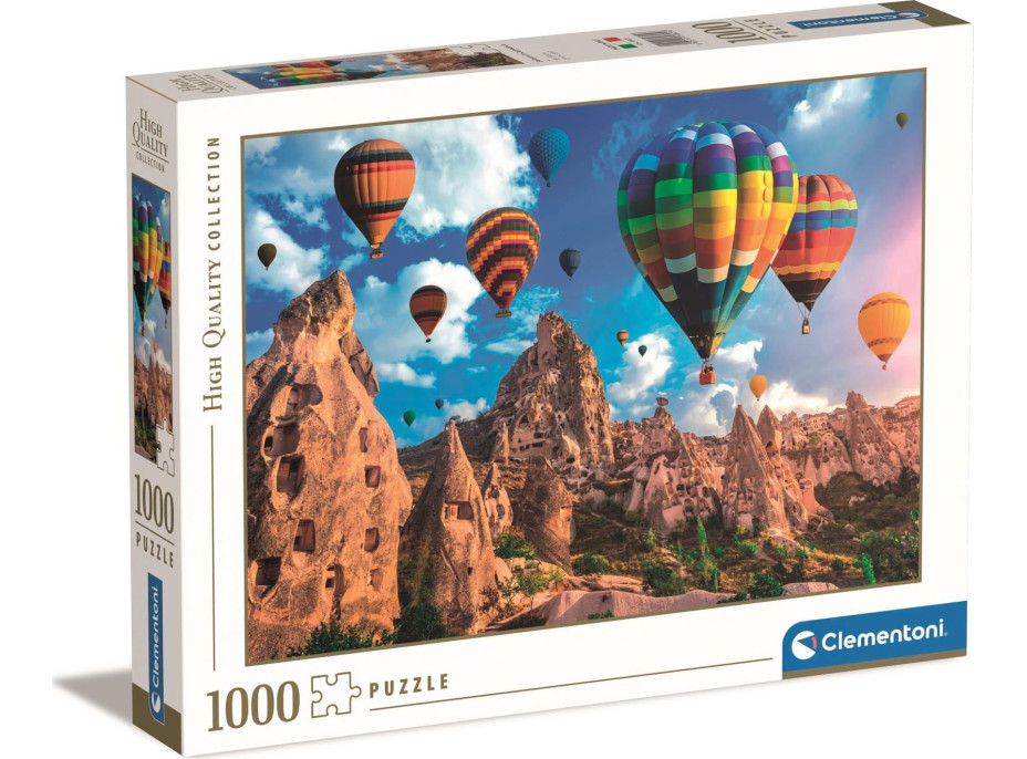 CLEMENTONI Puzzle Balony nad Kapadokií 1000 dílků