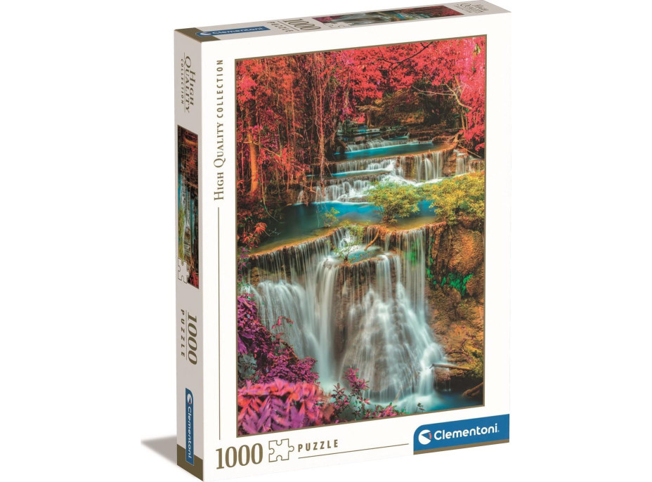 CLEMENTONI Puzzle Barevné vodopády v Thajsku 1000 dílků