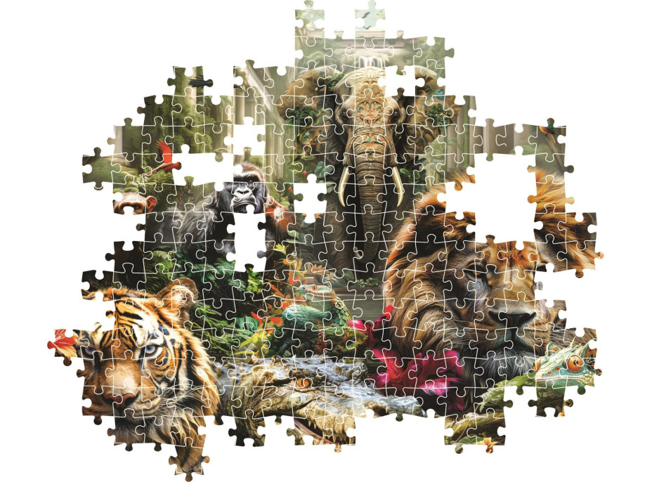 CLEMENTONI Puzzle Tajuplná džungle 1000 dílků