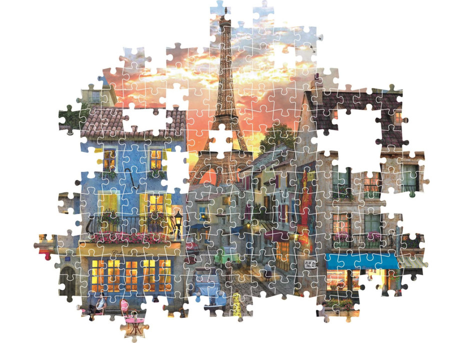 CLEMENTONI Puzzle Ulice Paříže 1000 dílků