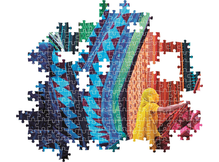 CLEMENTONI Puzzle Vlající látky 1500 dílků