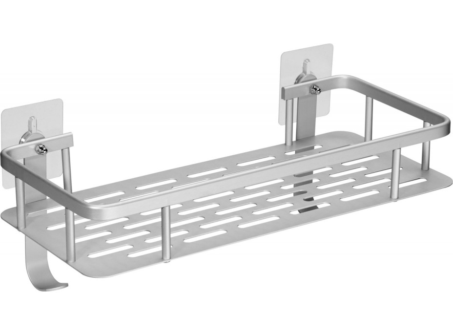 Sada poliček do koupelny ITAKA  - stříbrná - 2 kusy
