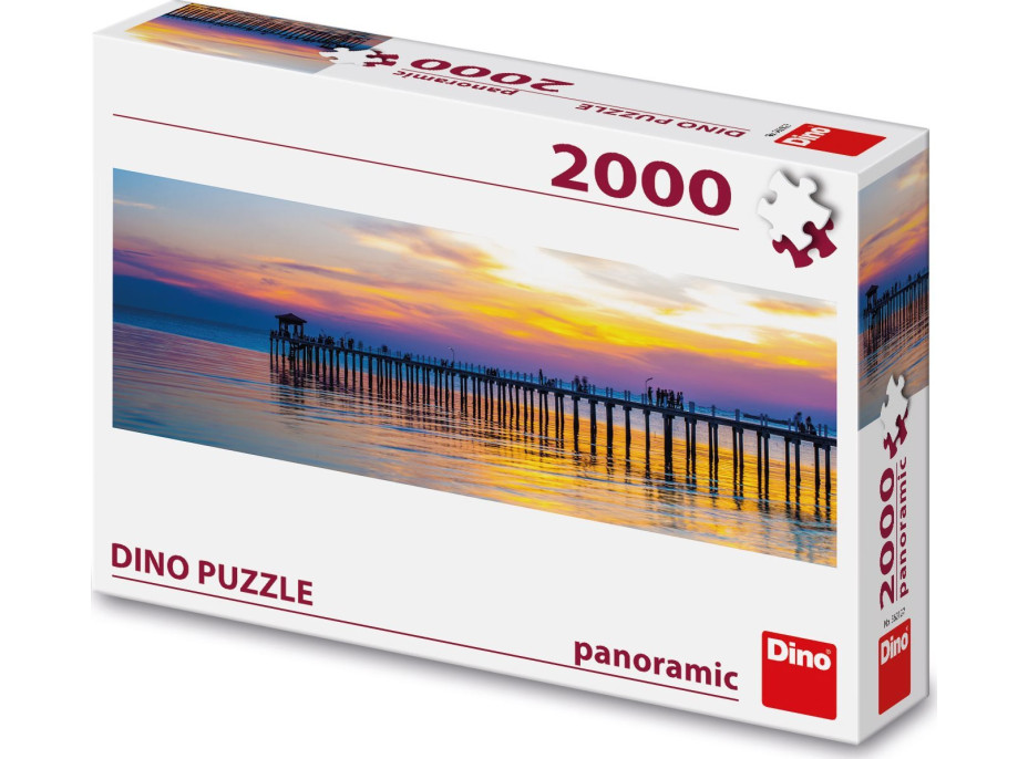 DINO Panoramatické puzzle Thajský záliv 2000 dílků