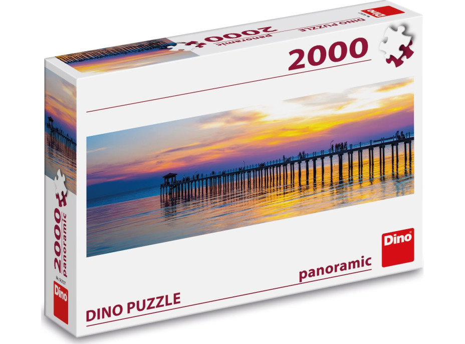 DINO Panoramatické puzzle Thajský záliv 2000 dílků