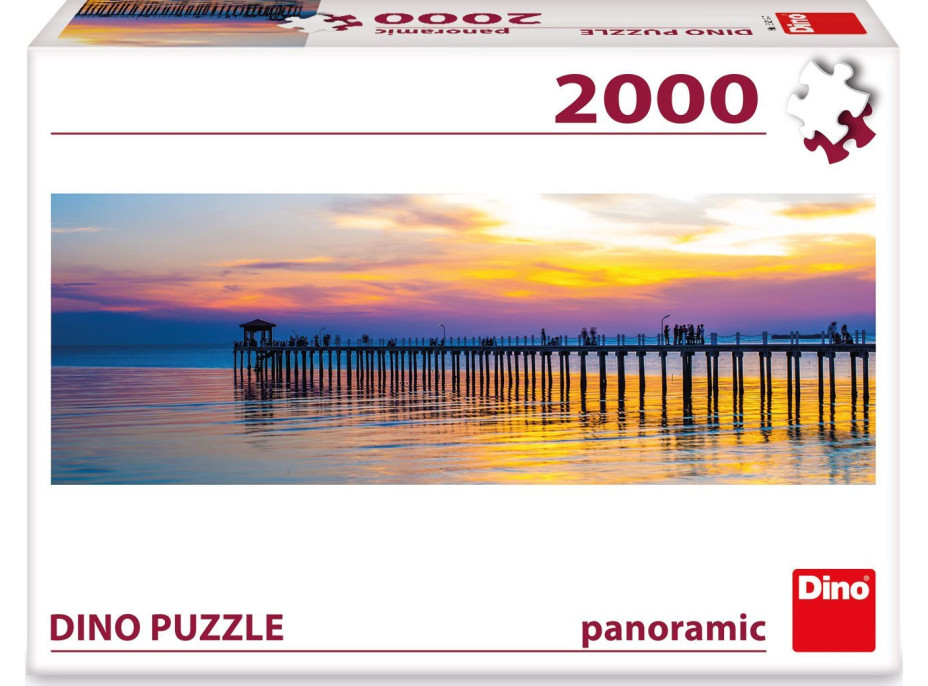 DINO Panoramatické puzzle Thajský záliv 2000 dílků