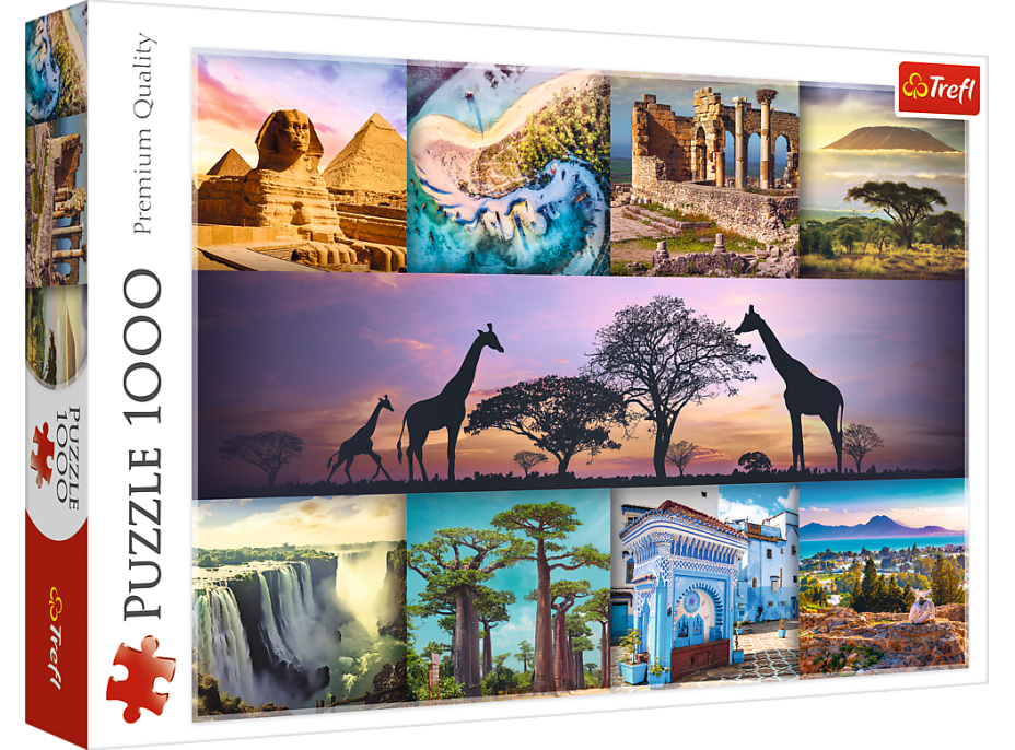 TREFL Puzzle Koláž, Afrika 1000 dílků