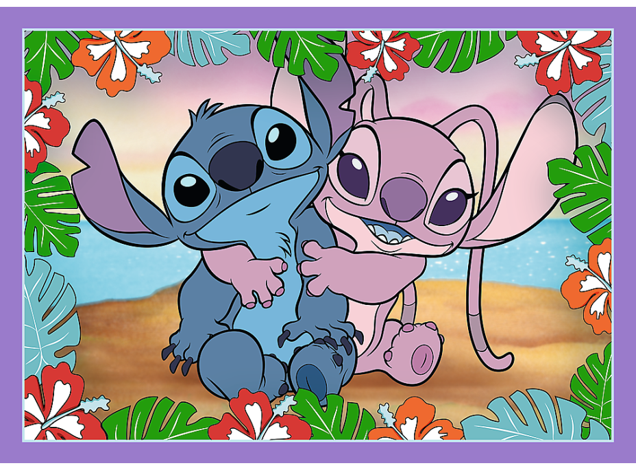 TREFL Puzzle Lilo&Stitch: Bláznivý den 4v1 (35,48,54,70 dílků)