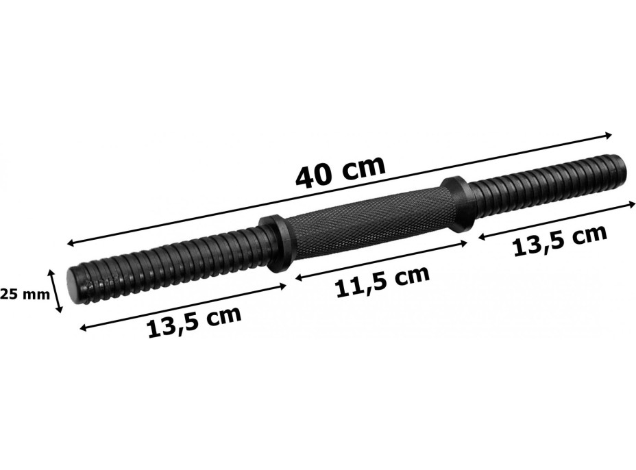 Ruční nakládací činky TITAN 2x10 kg