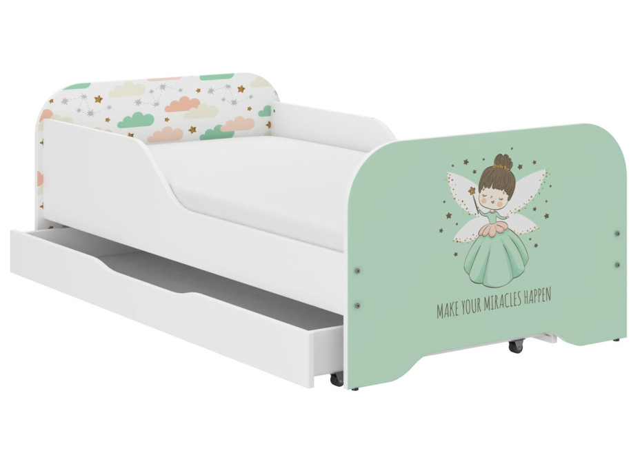 Dětská postel KIM - VÍLA 160x80 cm