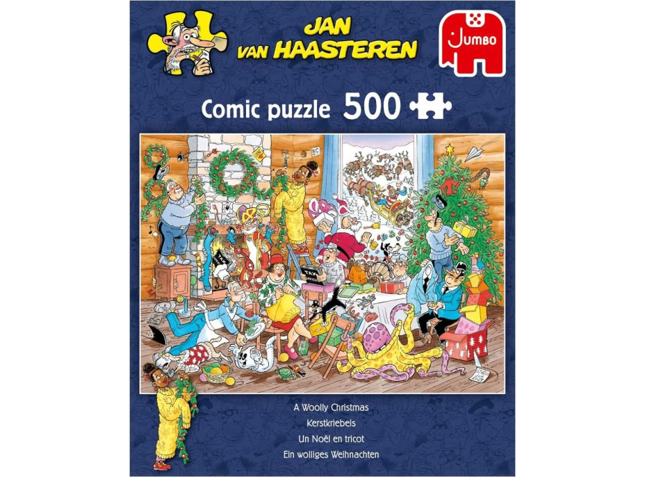 JUMBO Puzzle JvH Vlněné Vánoce 500 dílků