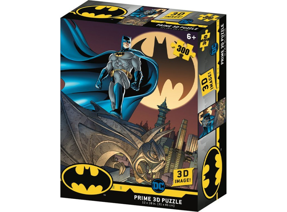 PRIME 3D Puzzle Batman 3D 300 dílků